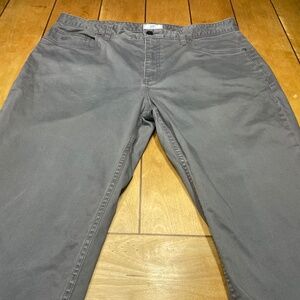Southern Tide Five Pocket Pants Size 38x32 Gray 98% Cotton 2% Spandex